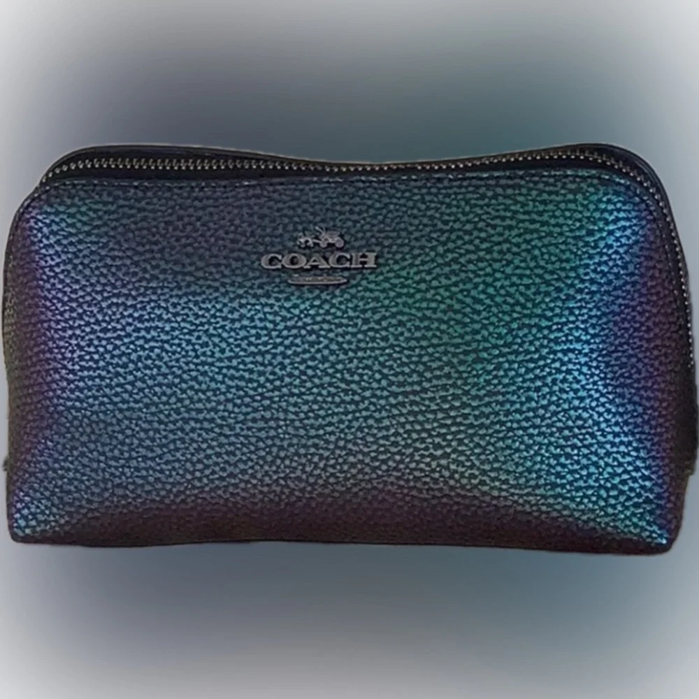 NWT COACH HOLOGRAM COSMETIC BAG/ACCESSORY POUCH
